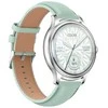 Išmanusis laikrodis COLMI L28 Smart Watch (Sidabrinis-žalias + žalias leather strap)