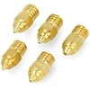 Creality MK-ST žalvarinis antgalis 0.25mm/0.4mm/0.6mm/0.8mm - plastikas 1.75mm - žalvaris - 5 vnt