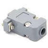 Oem D-SUB DB9 RS232 jungties korpusas - 2 vnt - DIY - Dsub lizdui ir kištukui