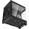 Darkflash Darflash FT418 kompiuterio dėklas + 6 aRGB ventiliatoriai (juodi)