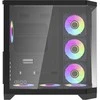 Darkflash Darflash FT418 PRO kompiuterio dėklas + 7 aRGB ventiliatoriai (juodi)