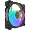 Darkflash DR08 trys viename aušinimo ventiliatorius (juodas)