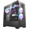 Darkflash DS900 AIR kompiuterio dėklas (juodas) + 7 ARGB ventiliatoriai
