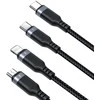 „Joyroom Multi-Use Series S-A18 4in1 USB-A - USB-C / USB-C / Lightning / mikro USB kabelis 1,2 m - juodas