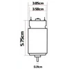 Oem DC 12V šepetėlinis variklis - RS550VC - 12 dantų - didelis sukimo momentas