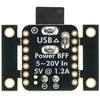 DC Power BFF Add-On - maitinimo modulis su 5 V keitikliu - skirtas QT Py ir Xiao - Adafruit 5882