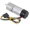 DC variklis 25Dx48L HP su 4.4:1 pavara 6V 2200RPM + enkoderis CPR 48, Pololu 4801