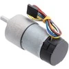 DC variklis 37Dx73L su 100:1 pavara 12V 100RPM + enkoderis CPR 64, Pololu 4755