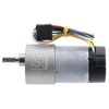 DC variklis 37Dx73L su 100:1 pavara 12V 100RPM + enkoderis CPR 64, Pololu 4755