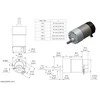 DC variklis 37Dx73L su 131:1 pavara 12V 76RPM + enkoderis CPR 64, Pololu 4756