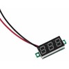 DC voltmetras 3-30V - 0.36' - žalias LED - be korpuso