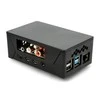Dėklas HighPi Pro skirtas Raspberry Pi 4B ir HiFiBerry - universalus juodas