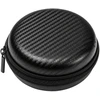 Dėklas Na Ausinės Pokroviec dėklas 80x80x35mm Juodas Carbon Pudełko Z Siatką