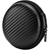 Dėklas Na Ausinės Pokroviec dėklas 80x80x35mm Juodas Carbon Pudełko Z Siatką
