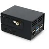 Dėklas, skirtas HiFiBerry ir Raspberry Pi 5 - plienas - juodas