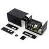 Dėklas, skirtas HiFiBerry ir Raspberry Pi 5 - plienas - juodas