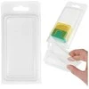 Dėžė su rankena 18.5x13x9.7 cm - skaidri - plastikinė - organizatorius