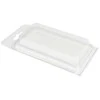 Dėžė su rankena 18.5x13x9.7 cm - skaidri - plastikinė - organizatorius