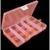 Oem Dėžutė 15 skyrių 175x100x22 mm - oranžinė - smulkių daiktų konteineris