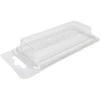 Oem Dėžutė su rankena 18.5x13x9.7 cm - permatoma - plastikinė - organizatorius