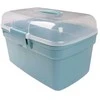 Oem Dėžutė su rankena 20x15x10.5cm - skaidri - plastikinė - organizatorius