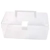 Oem Dėžutė su rankena 20x15x10.5cm - skaidri - plastikinė - organizatorius