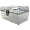 Oem Dėžutė su rankena 20x15x10.5cm - skaidri - plastikinė - organizatorius