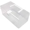 Oem Dėžutė su rankena 20x15x10.5cm - skaidri - plastikinė - organizatorius
