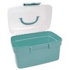 Oem Dėžutė su rankena 20x15x10.5cm - skaidri - plastikinė - organizatorius