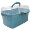 Oem Dėžutė su rankena 20x15x10.5cm - skaidri - plastikinė - organizatorius