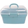 Oem Dėžutė su rankena 20x15x10.5cm - skaidri - plastikinė - organizatorius