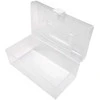 Oem Dėžutė su rankena 20x15x10.5cm - skaidri - plastikinė - organizatorius