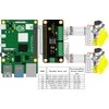 DFRobot DFR0592, DC variklio valdiklis HAT V1.0, 2 kanalų, 12 V / 1.2 A, skirtas Raspberry Pi