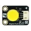DFRobot Gravity skaitmeninis mygtukas Tact Switch, geltonas