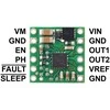 DRV8256E - vieno kanalo variklio valdiklis 48V/1.9A - Pololu 4038