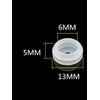 Oem Dulkėms atsparus dangtelis 13x5 - 8 mm skylei - silikonas