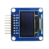 Dviejų spalvų grafinis OLED ekranas 0.96" (A) 128x64px SPI/I2C, kampinės jungtys, Waveshare 9085