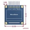 Dviejų spalvų grafinis OLED ekranas 0.96" (A) 128x64px SPI/I2C, kampinės jungtys, Waveshare 9085