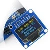OLED ekranas 0.96 colio veikiantis su teksto demonstracija
