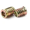 Oem Dvigubo sriegio medinė jungtis M6x15mm - 10 vnt - Baldų skirtukas - Varžtas - Veržlė