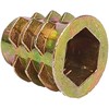 Dvigubo sriegio medinis įdėklas M8x18mm - 10 vnt, - Baldų įdėklas - Varžtas - Veržlė