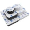 Oem Dvipusė mikroguma su klijais 2mm 55x45mm balta - 3M - lipnus putplasčio padas