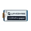 E-paper E-Ink ekranas, 2.13” 250x122px, SPI, juodas ir baltas, skirtas Raspberry Pi Pico, Waveshare 19406