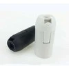 Oem E14 lizdas su lygia striuke - balta - Plastikinis lizdas