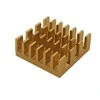 Oem Ekstruzinio aliuminio radiatorius - 14x14x6mm auksinis - aušinimo radiatorius