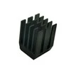 Oem Ekstruzinio aliuminio radiatorius - 9x9x12mm juodas - aušinimo radiatorius