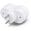 Elektros lizdo šakotuvas - DPM P902W 2 Įžeminti E tipo Lizdai 250 V 16 A 3 500 W Balta