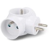 Elektros lizdo šakotuvas - DPM P901W 3 lizdų su įžeminimu, 250 V, 16 A, 3 500 W, Baltas