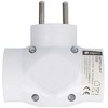 Elektros lizdo šakotuvas - DPM P901W 3 lizdų su įžeminimu, 250 V, 16 A, 3 500 W, Baltas