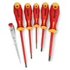 Izoliuotų atsuktuvų rinkinys Ergonic VDE + testeris Felo 41396398 - 6 vnt